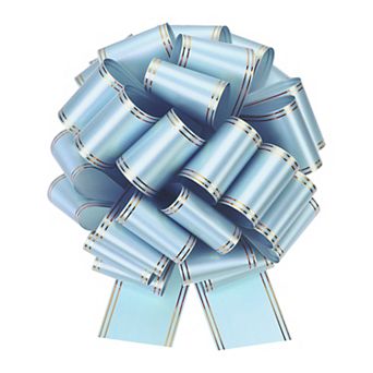 12 Inch Giant Large Pull Bow Big Metallic Car Bows Ribbon with Gold Edge