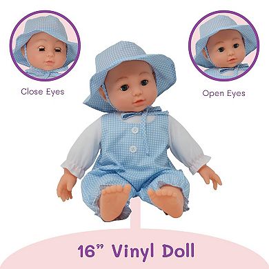 The New York Doll Collection 16 Inch Realistic Baby Doll
