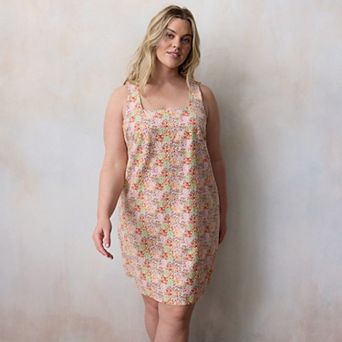 Plus Size LC Lauren Conrad Square Neck Shift Dress