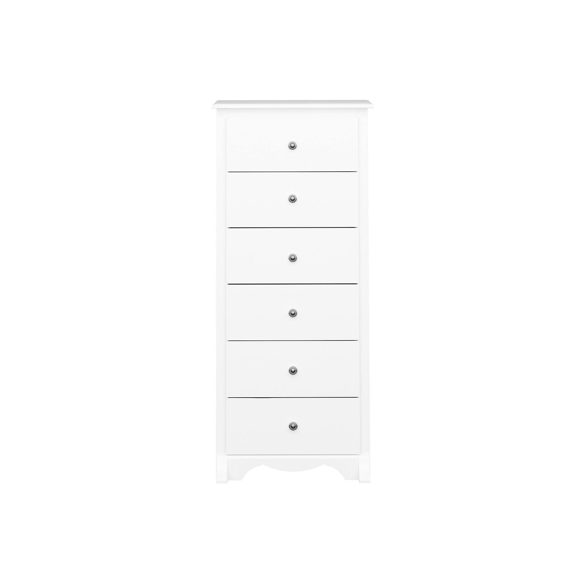Prepac Monterey 6-Drawer Chest, White