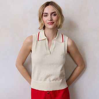 Women's LC Lauren Conrad Collared Sweater Vest