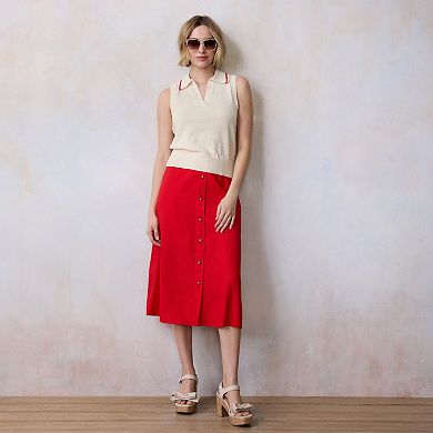 Women's LC Lauren Conrad Collared Sweater Vest