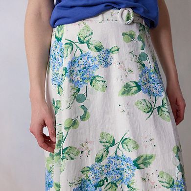 Women's LC Lauren Conrad Self Belt Midi Skirt