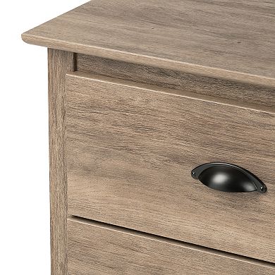 Prepac Short 2-Drawer Nightstand