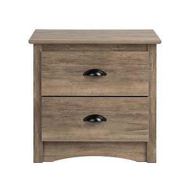 Prepac Short 2-Drawer Nightstand