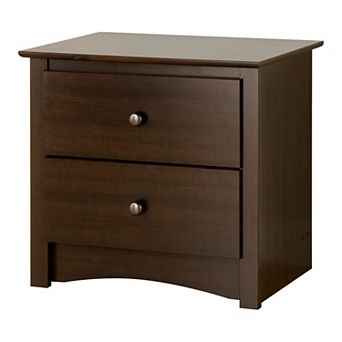 Prepac Short 2-Drawer Nightstand
