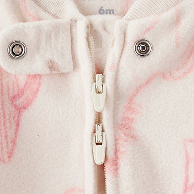Baby Girl Carter's Cowgirl Print Loose Fit Long-Sleeve Sleep & Play