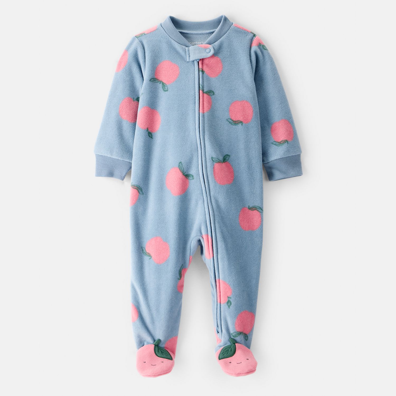 thumbnail image 2 of Fleece Blanket Sleeper Carter's Boys' Micro Fleece Footed Pajamas - 1-Piece Blanket Sleeper For Age 12 Years Zip-up Pajamas Boys 2 of 10