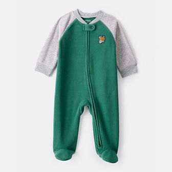Baby Boy Carter's Bear Loose Fit Long-Sleeve Sleep & Play