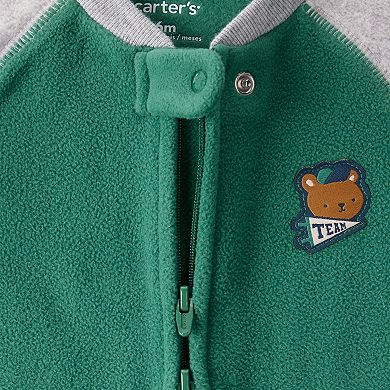 Baby Boy Carter's Bear Loose Fit Long-Sleeve Sleep & Play