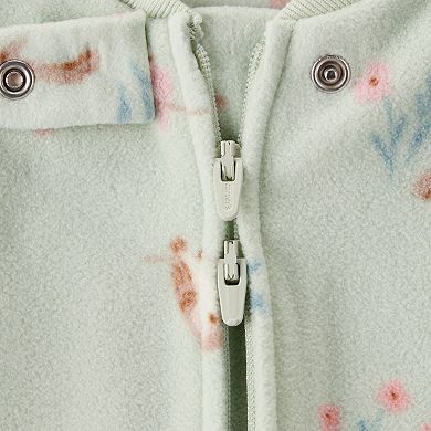 Baby Girls Carter's Squirrel Print Loose Fit Long-Sleeve Sleep & Play