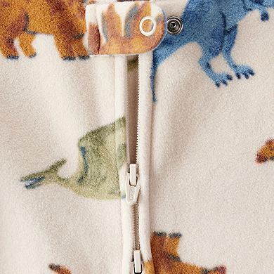 Baby Boy Carter's Dinosaur Print Loose Fit Long-Sleeve Sleep & Play