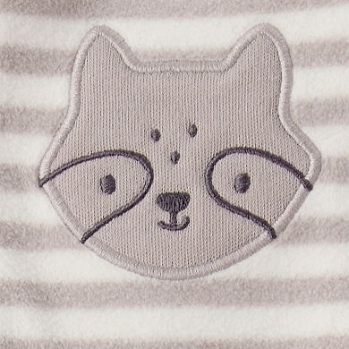 Baby Boy Carter's Fox Striped Loose Fit Long-Sleeve Sleep & Play Pajamas