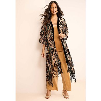 Roaman's Women's Plus Size Velour Cami