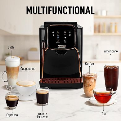 Zulay Kitchen Magia Clasica - Super Automatic Coffee Machine, Powerful Espresso Machine With Grinder