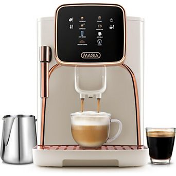 Zulay Kitchen Magia Clasica - Super Automatic Coffee Machine, Powerful Espresso Machine With Grinder