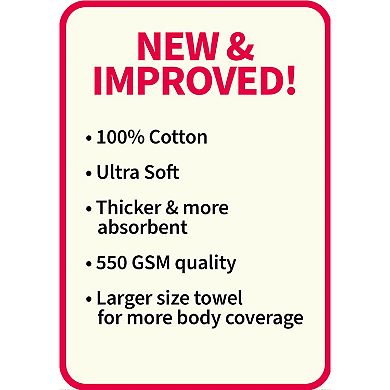 BrylaneHome BH Studio 6 Piece Bath Towel Set