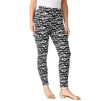 Roaman's Women's Plus Size Side Pocket Essential Legging