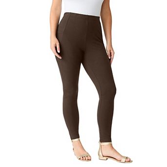 Roaman's Women's Plus Size Side Pocket Essential Legging