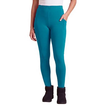 Roaman's Women's Plus Size Side Pocket Essential Legging