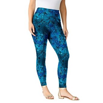 Roaman's Women's Plus Size Side Pocket Essential Legging