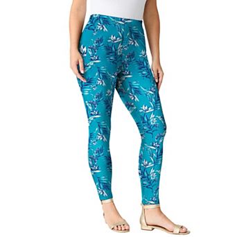 Roaman's Women's Plus Size Side Pocket Essential Legging
