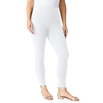 Roaman's Women's Plus Size Side Pocket Essential Legging