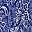 Navy Stencil Floral