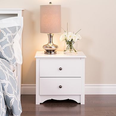 Prepac Monterey 2-Drawer Nightstand