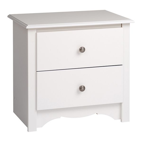 Prepac Monterey 2 Drawer Nightstand