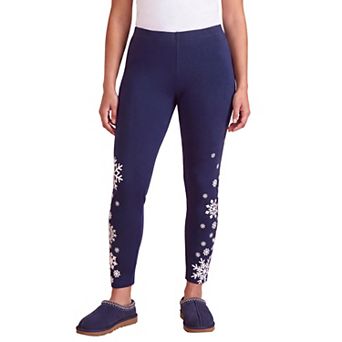 Roaman's Women's Plus Size Placement Print Legging