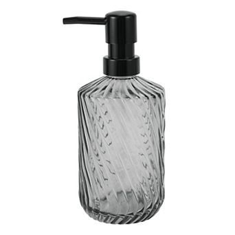 Simple Twill Lines Soap Pump Dispenser for Bathroom 450ml 1 pc