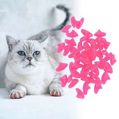 Portable Anti-scratch Pet Nail Caps for Dog 50 Pcs