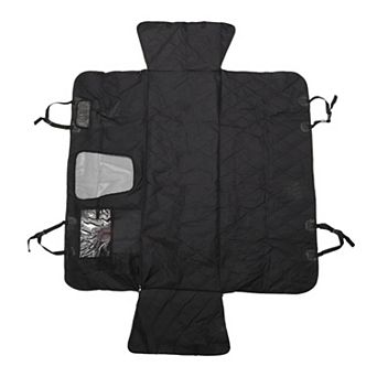 Removable Car Seat Cover with Safety Belts Drawstring Bag for Pet 1 pc