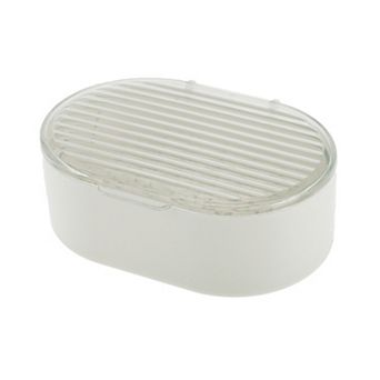 Portable Double Layer Soap Dish for Bathroom 5.91"x4.33"x2.17" 1 pc