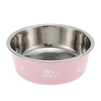 Non-Skid Small Dog Bowl Panda Pattern for Indoor and Outdoor 1 pc