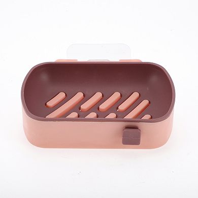 Wall Mounted Soap Dish for Bathroom for Kitchen 5.04"x3.66"x1.18" 1 Pc