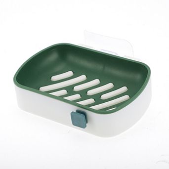 Wall Mounted Soap Dish for Bathroom for Kitchen 5.04"x3.66"x1.18" 1 pc