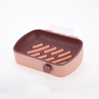 Wall Mounted Soap Dish for Bathroom for Kitchen 5.04"x3.66"x1.18" 1 pc