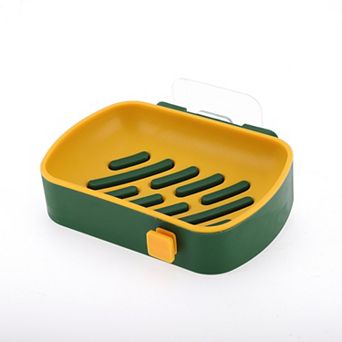 Wall Mounted Soap Dish for Bathroom for Kitchen 5.04"x3.66"x1.18" 1 pc