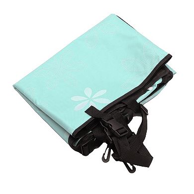 Removable Car Seat Cover for Pet Flower Pattern 1 Pc