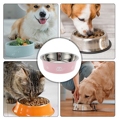 Non-Skid Extra Large Dog Bowl Panda Pattern for Indoor and Outdoor 1 Pc