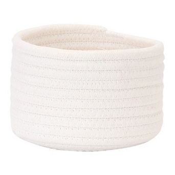 Woven Storage Basket, Shelf Closet Storage Bin for Key Tray Bowl