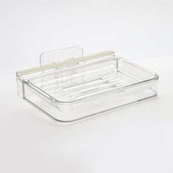 Portable Wall Mounted Soap Holder for Bathroom 5.31"x4.13"x1.1" 1 pc