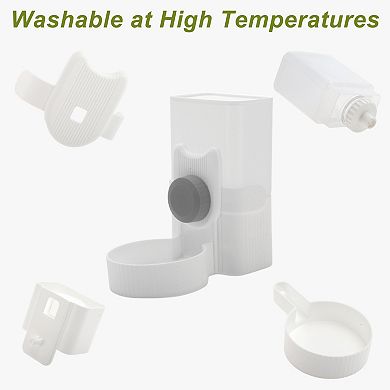 Rabbit Hay Feeder, 35oz Large Capacity, Hanging Automatic Food Dispenser, for Small Animals