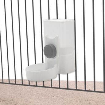 Rabbit Hay Feeder, 35oz Large Capacity, Hanging Automatic Food Dispenser, for Small Animals