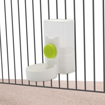 Rabbit Hay Feeder, 35oz Large Capacity, Hanging Automatic Food Dispenser, for Small Animals