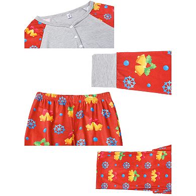 Long Sleeve Tops with Pants Loungewear Festival Party Pajama Sets for Men