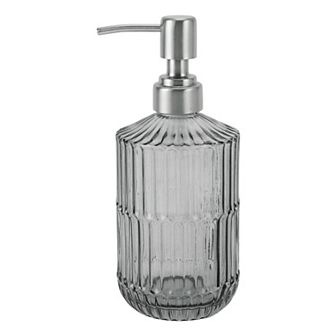 Simple Vertical Lines Soap Pump Dispenser for Bath 450ml 1 pc