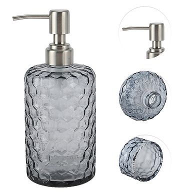 Simple Cylindrical Soap Pump Dispenser for Bath 500ml 1 Pc